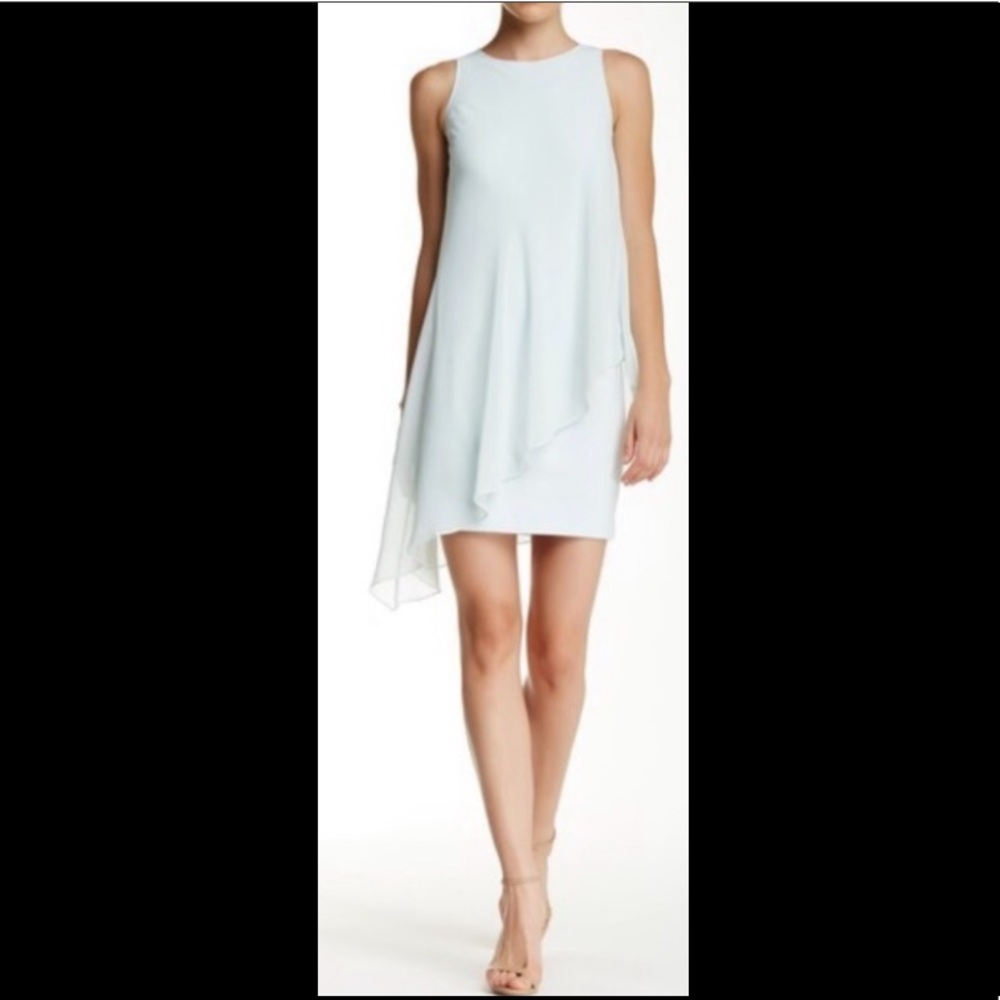 NWOT Ted Baker Asymmetric Sheer Dress XS